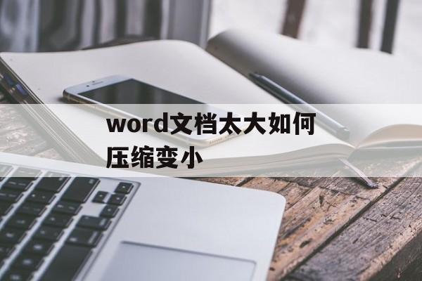 word文档太大如何压缩变小